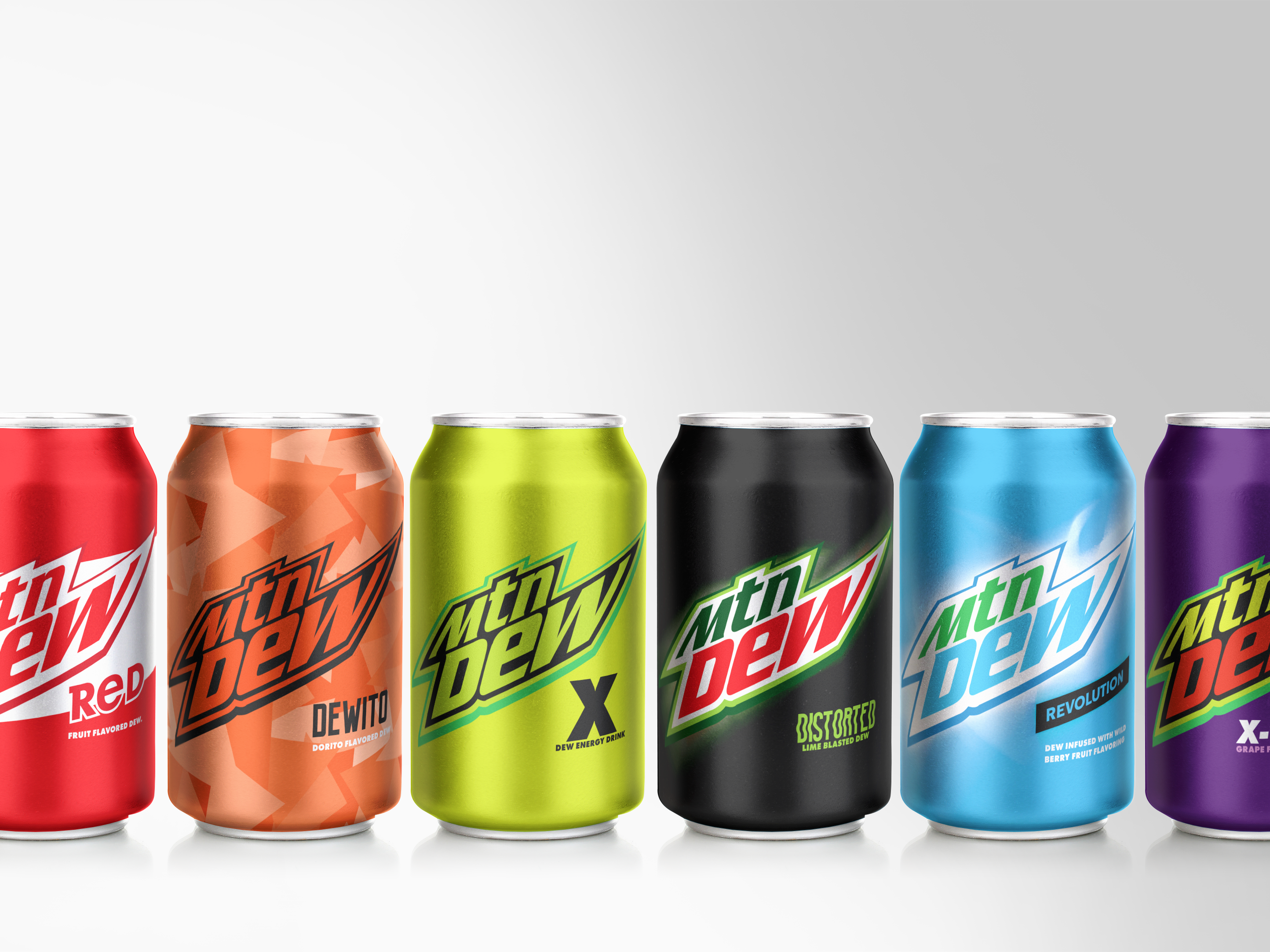 Mountain Dew Cans